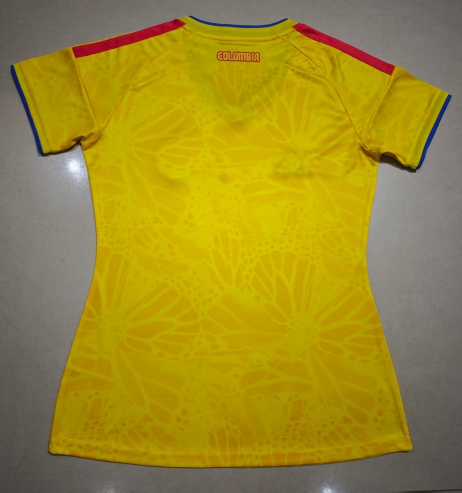 2026 Colombia Home Women's Wear - Fan Edition（2026哥伦比亚主场女装-球迷版）