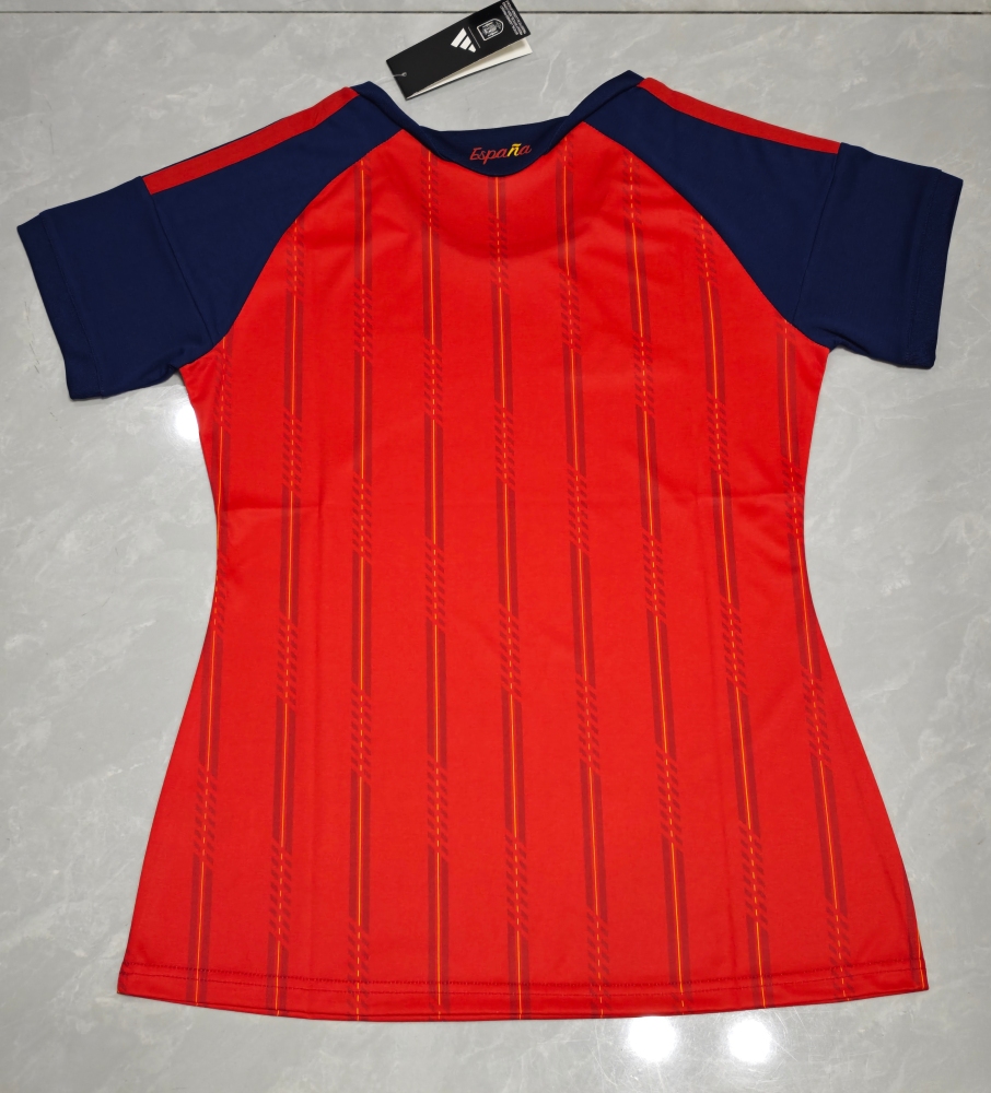 2026 Spain Home Women's Wear - Fan Edition（2026西班牙主场女装-球迷版）