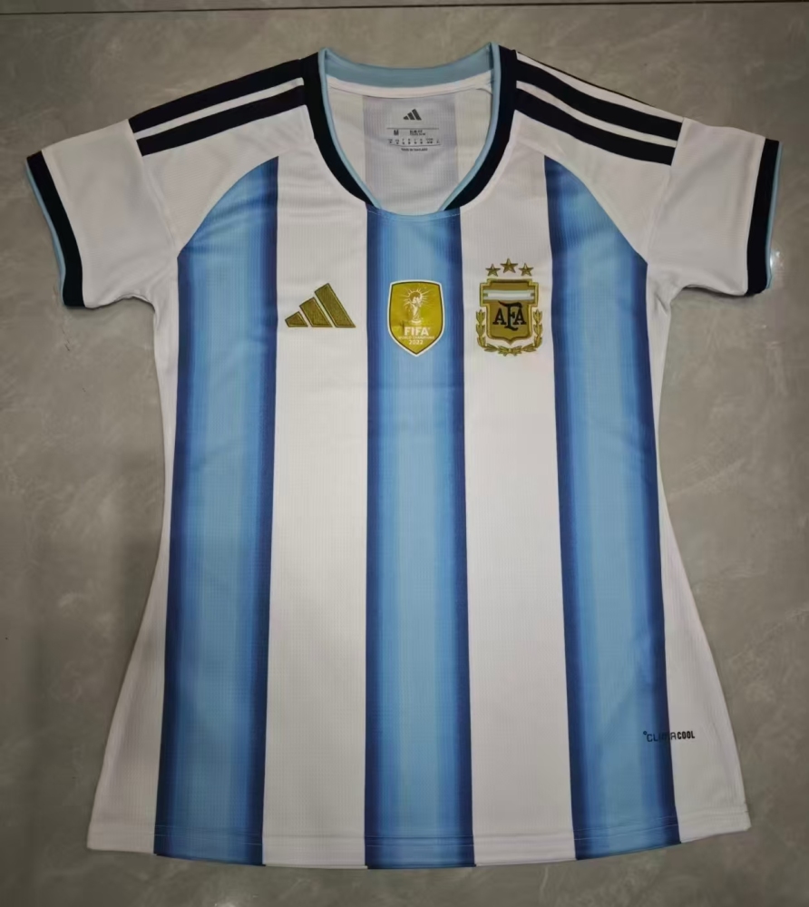 2026 Argentina Home Women's Wear - Fan Edition（2026阿根廷主场女装-球迷版）