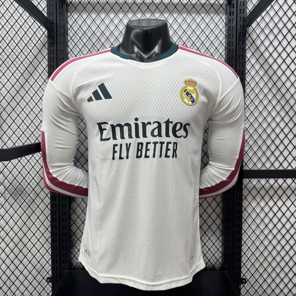 26-27 Real Madrid home Long sleeves Player version（26-27皇马主场长袖-球员版）
