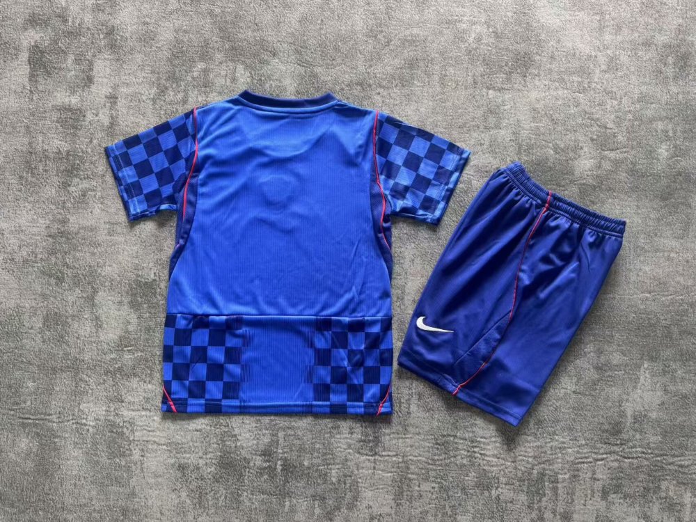 2026 Croatia away - Children's clothing（2026克罗地亚客场-童装）