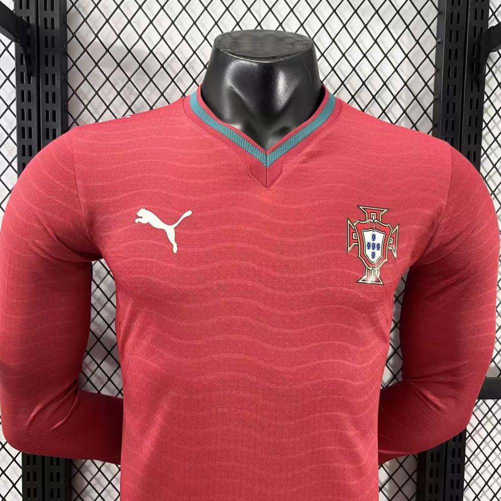 2026 World Cup Portugal home Long sleeves Player version（2026世界杯葡萄牙主长袖-球员版）