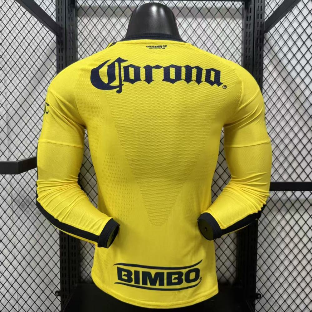 26-27 Club América home Long sleeves Player version（26-27美洲主场长袖-球员版）  America