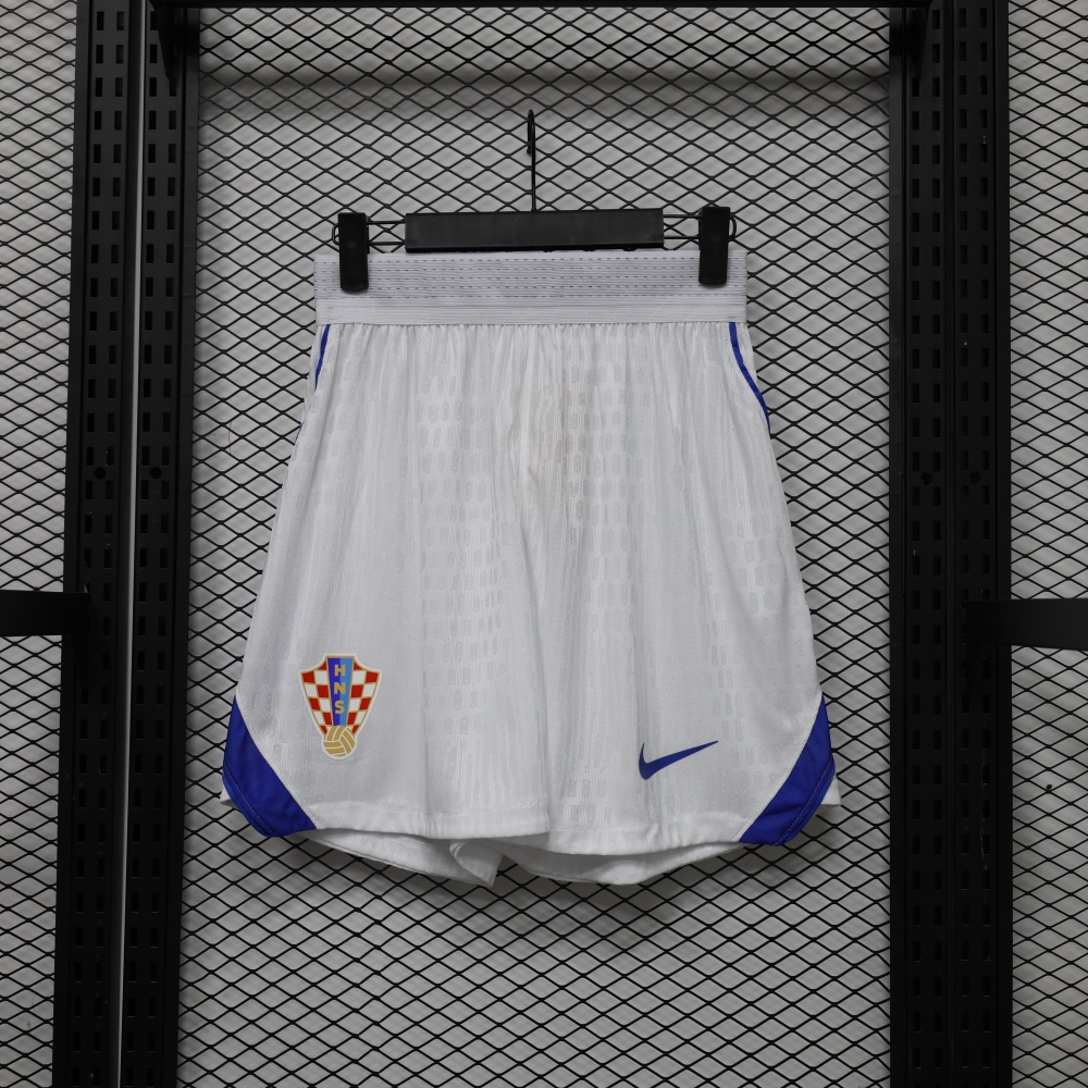 2026 World Cup  Croatia home Player version football  shorts （2026世界杯克罗地亚主场球员裤子）
