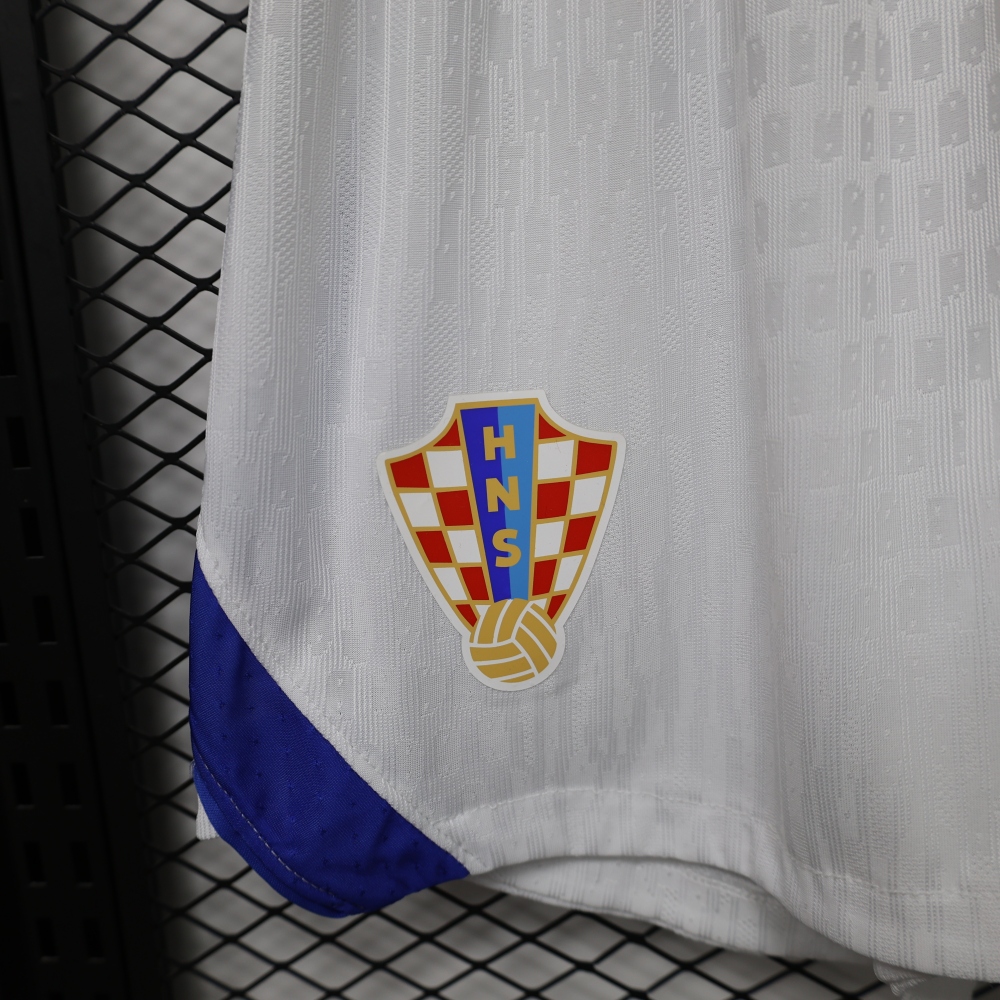 2026 World Cup  Croatia home Player version football  shorts （2026世界杯克罗地亚主场球员裤子）