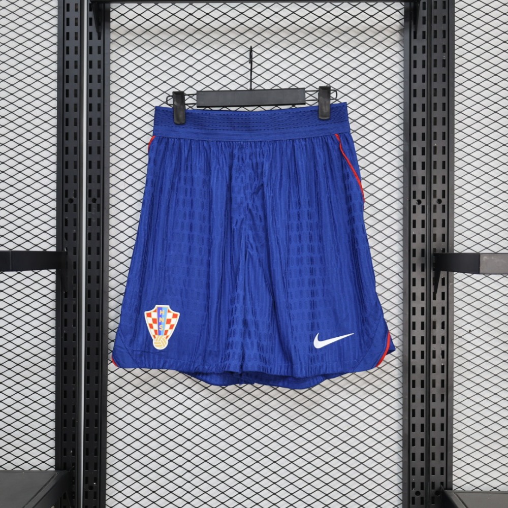 2026 World Cup Croatia away Player version football  shorts （2026世界杯克罗地亚客场球员裤子）