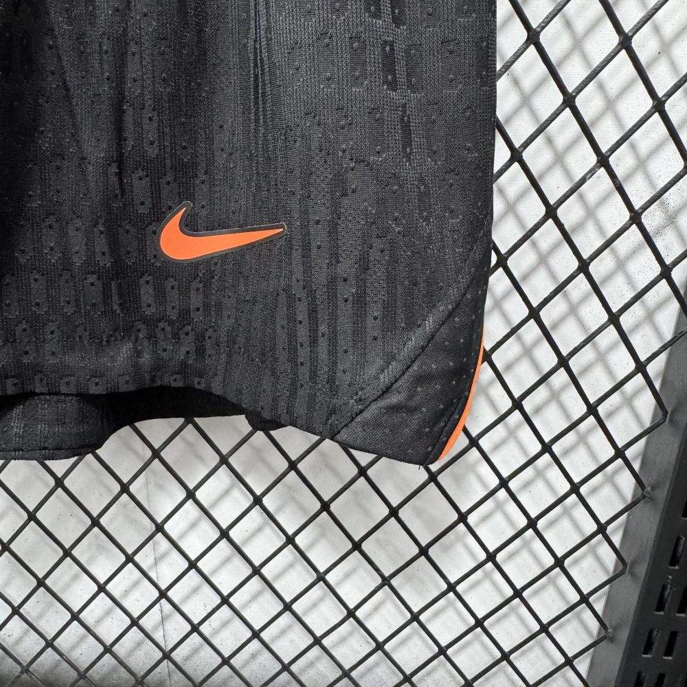 2026 World Cup  Netherlands away Player version football  shorts （2026世界杯荷兰客场黑色球员裤子）