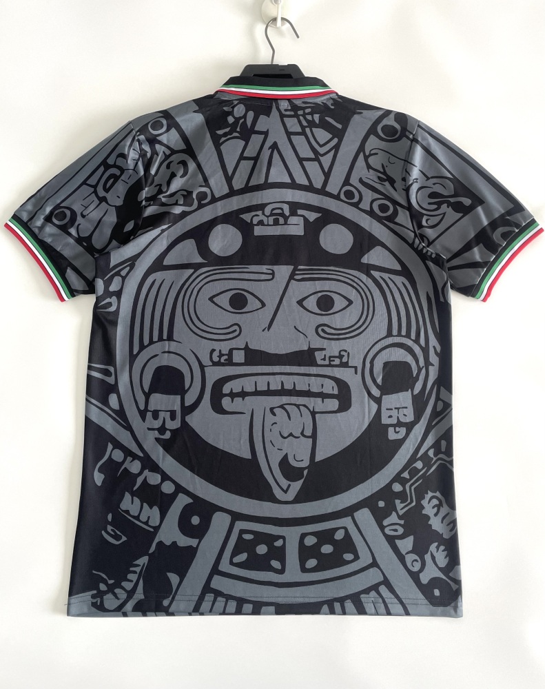 1998 Mexico away black Retro jerseys   (1998墨西哥黑色）
