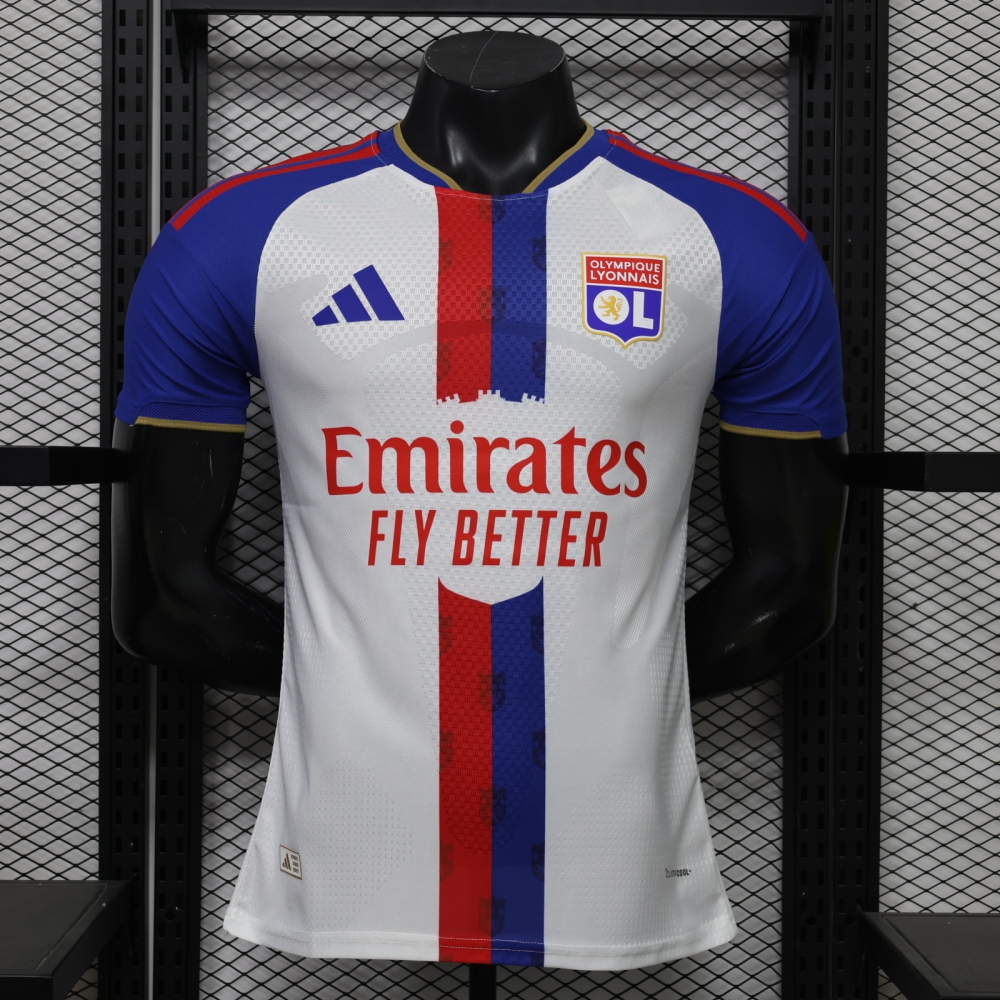 26-27 Olympique Lyonnais home  jersey Player version（26-27里昂主场-球员版）