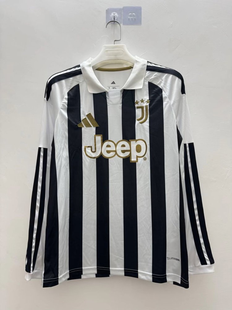 2627 Juventus Home Long Sleeve - Fan Edition（2627尤文主场长袖-球迷版）