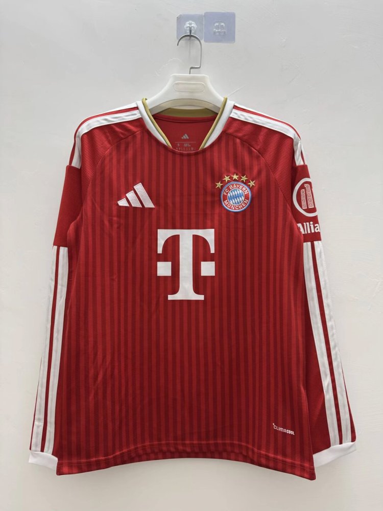 2627 Bayern Home Long Sleeve - Fan Edition（2627拜仁主场长袖-球迷版）