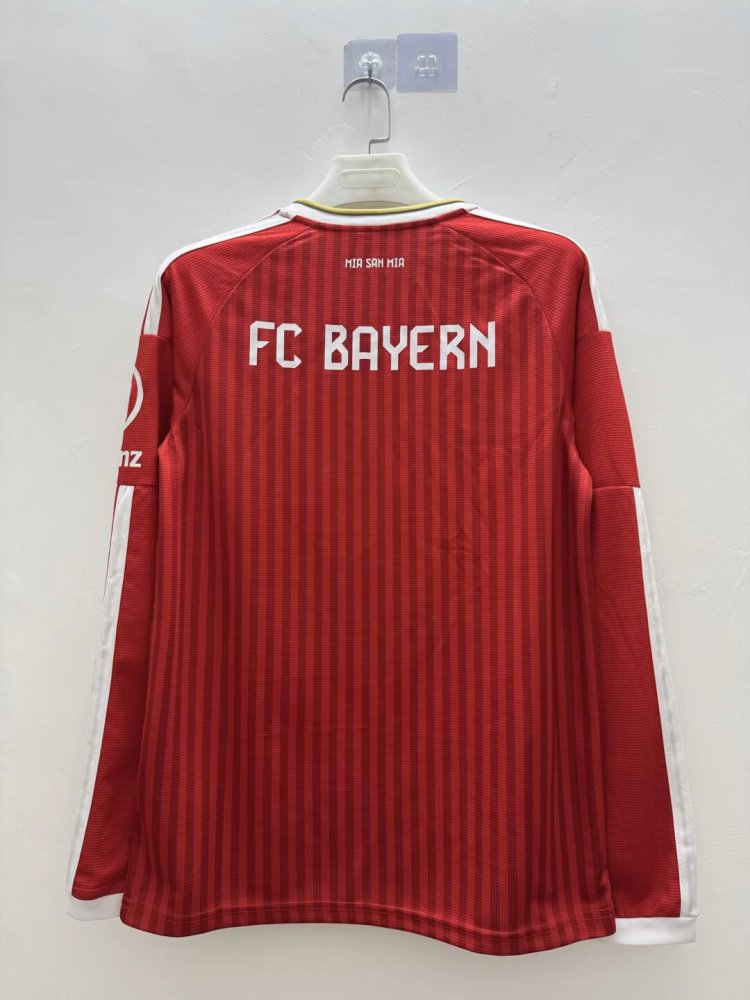 2627 Bayern Home Long Sleeve - Fan Edition（2627拜仁主场长袖-球迷版）
