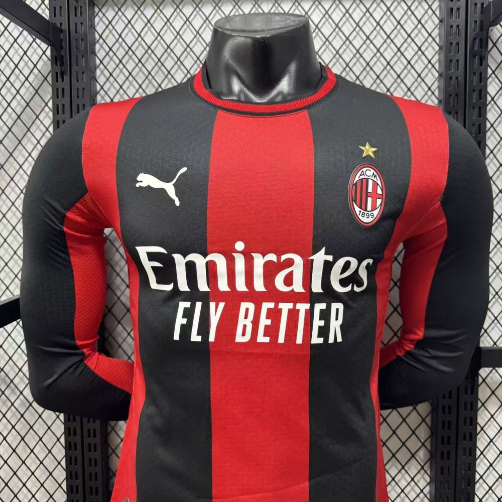 26-27 AC Milan home Long sleeves Player version（26-27AC米兰主场长袖-球员版）