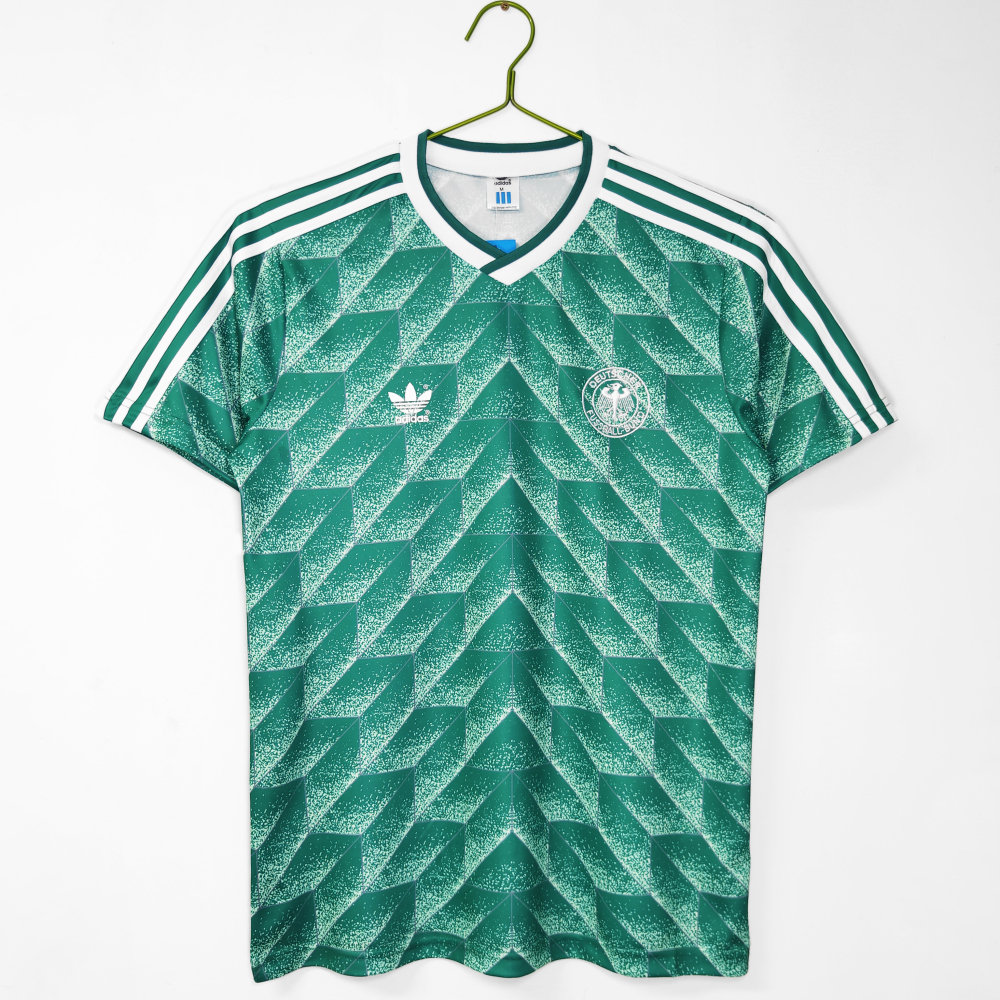 1990 Germany away  retro jersey （1990德国客场绿色）