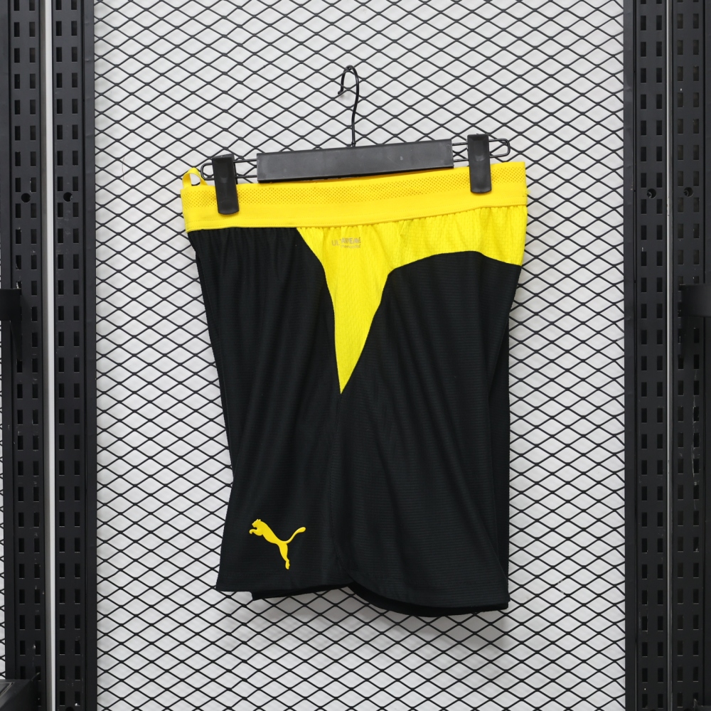 26-27 Dortmund home player version football  shorts （26-27多特主场球员版裤子）