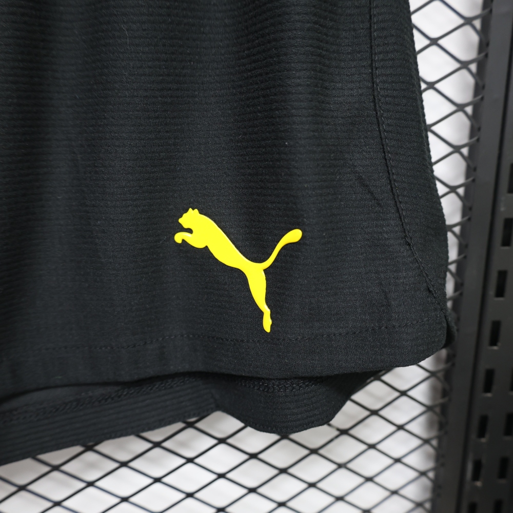 26-27 Dortmund home player version football  shorts （26-27多特主场球员版裤子）