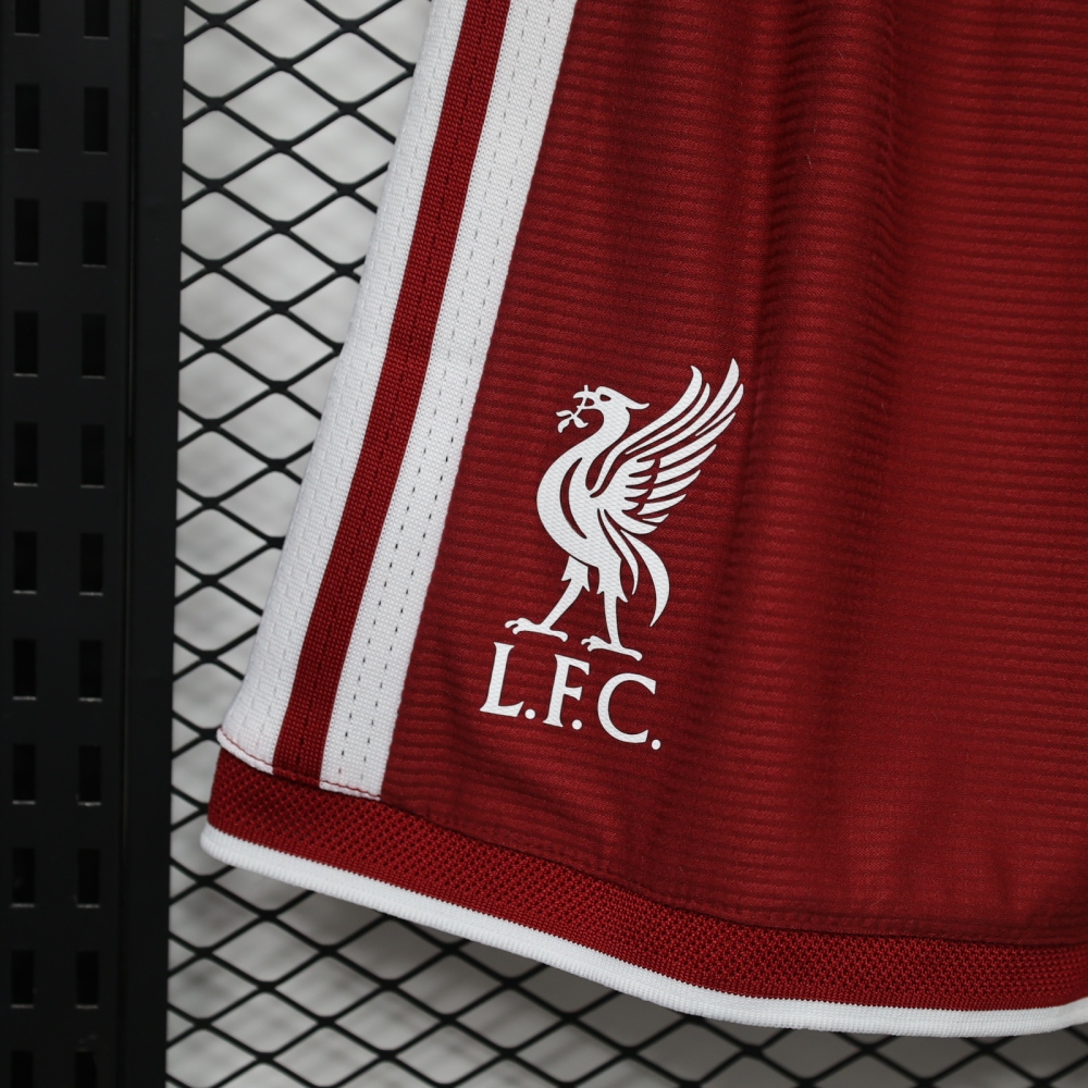 26-27 Liverpool home Player version football  shorts （26-27利物浦主场球员版裤子）