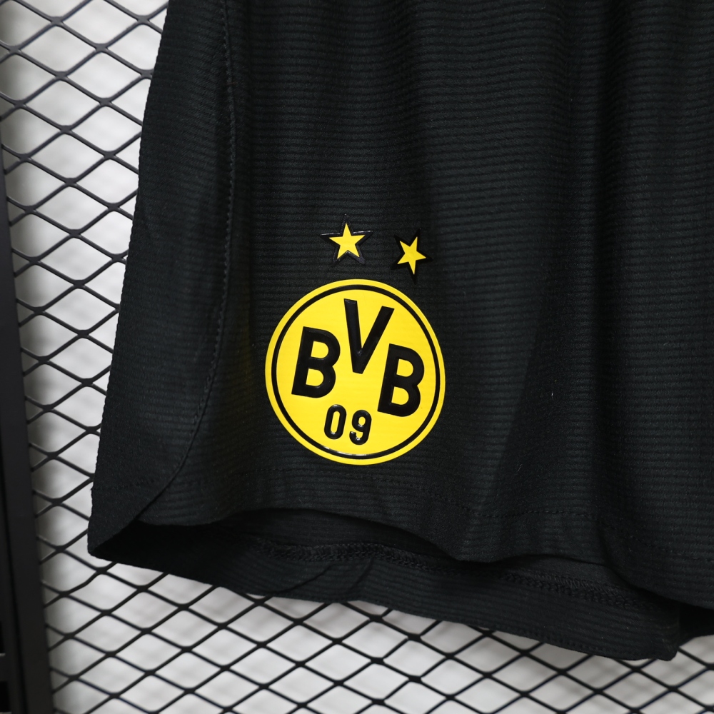 26-27 Dortmund home player version football  shorts （26-27多特主场球员版裤子）