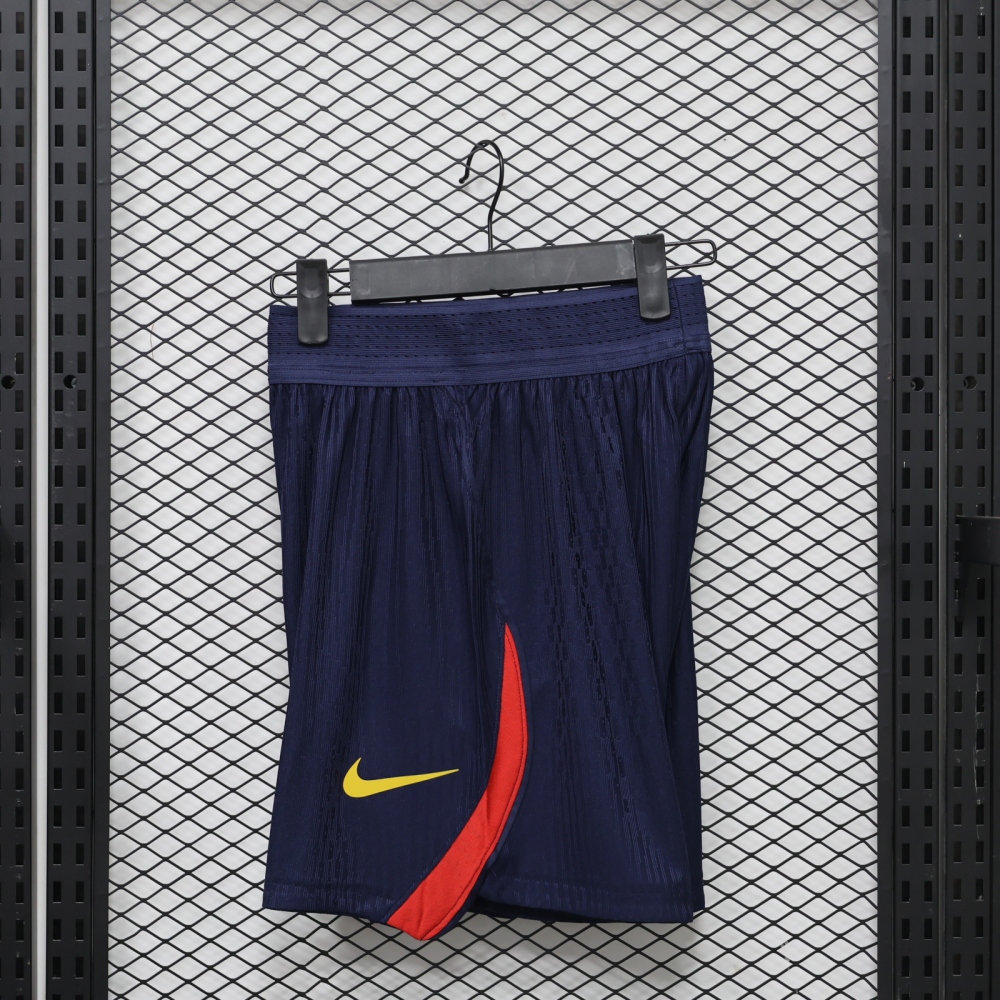 26-27 Barcelona home player version football  shorts （26-27巴塞主场球员版裤子）