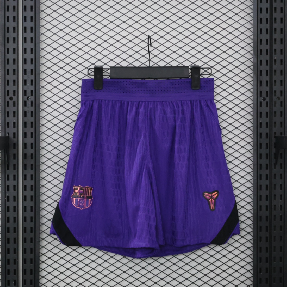 26-27 Barcelona away player version football  shorts （26-27巴塞客场球员版裤子）