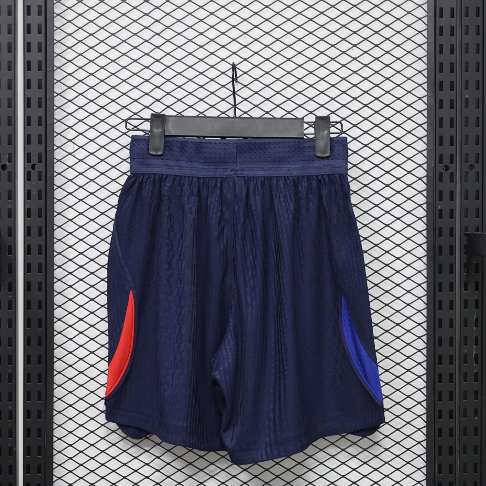 26-27 Barcelona home player version football  shorts （26-27巴塞主场球员版裤子）