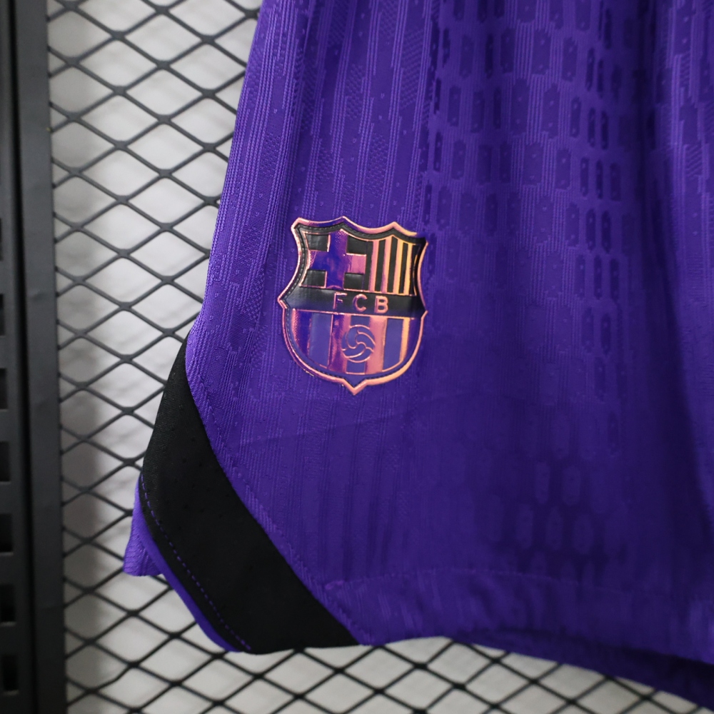 26-27 Barcelona away player version football  shorts （26-27巴塞客场球员版裤子）