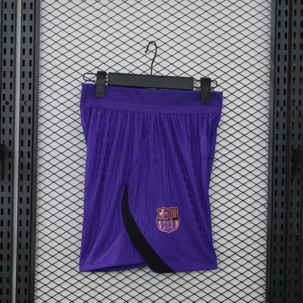 26-27 Barcelona away player version football  shorts （26-27巴塞客场球员版裤子）