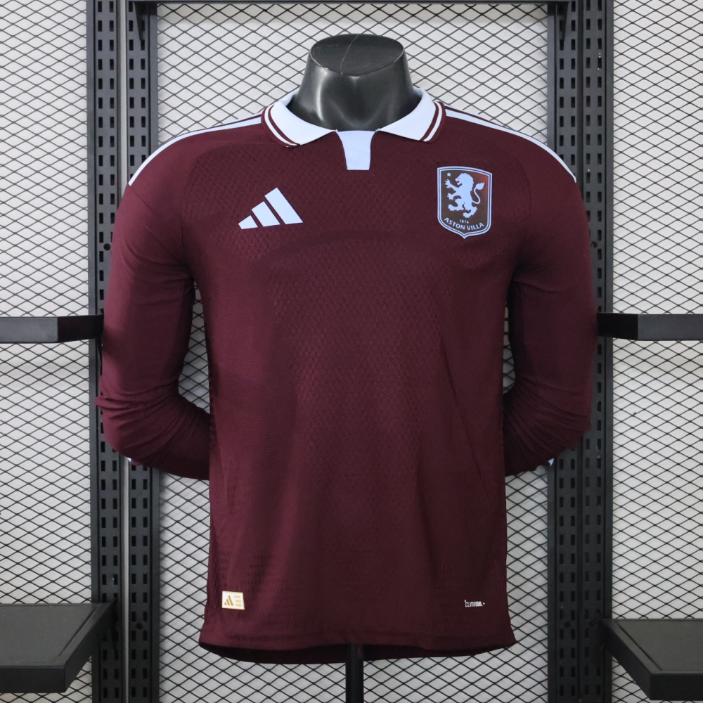 26-27 Aston Villa home Long sleeves Player version（26-27阿斯顿维拉客场长袖-球员版）