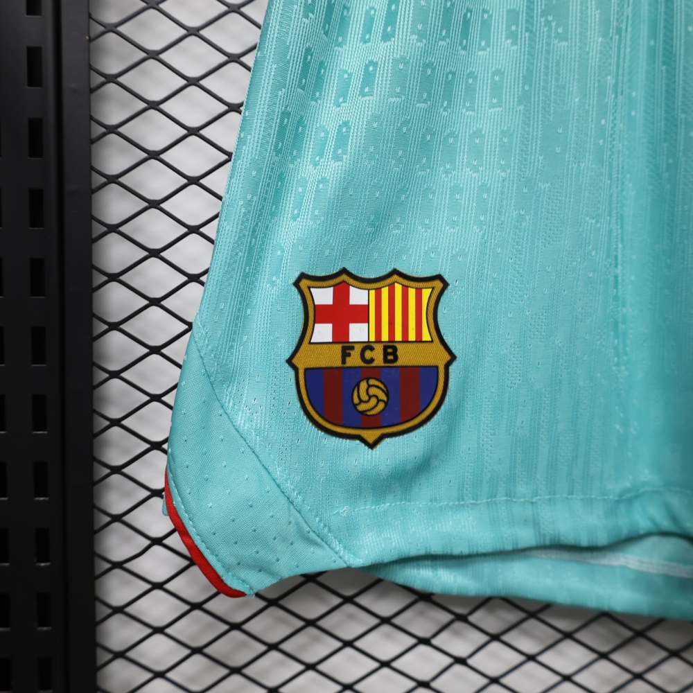 26-27 Barcelona blue player version football  shorts （26-27巴塞蓝色球员版裤子）