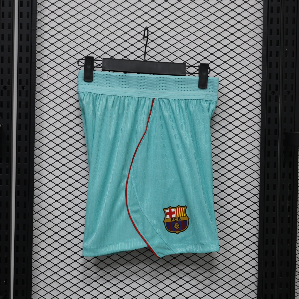 26-27 Barcelona blue player version football  shorts （26-27巴塞蓝色球员版裤子）