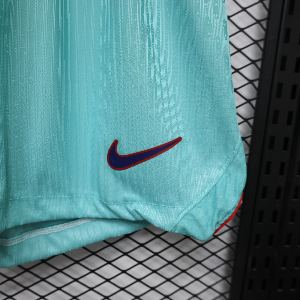 26-27 Barcelona blue player version football  shorts （26-27巴塞蓝色球员版裤子）