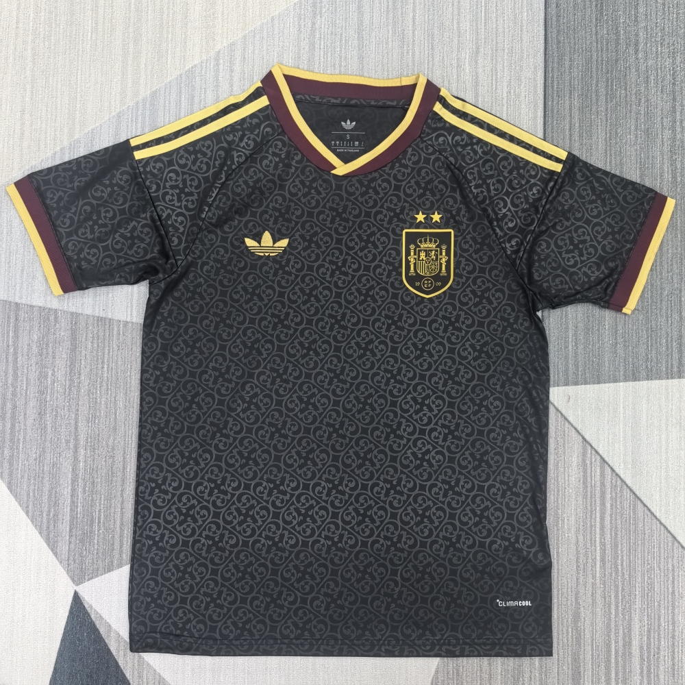 2026 Spain 2-star - Black - Fan Edition（2026西班牙2星-黑色 -球迷版）