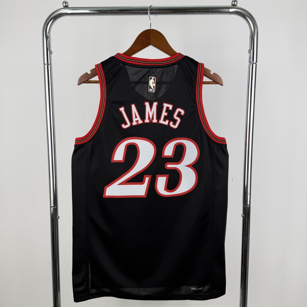 25-26 NBA Retro Black No. 23 James