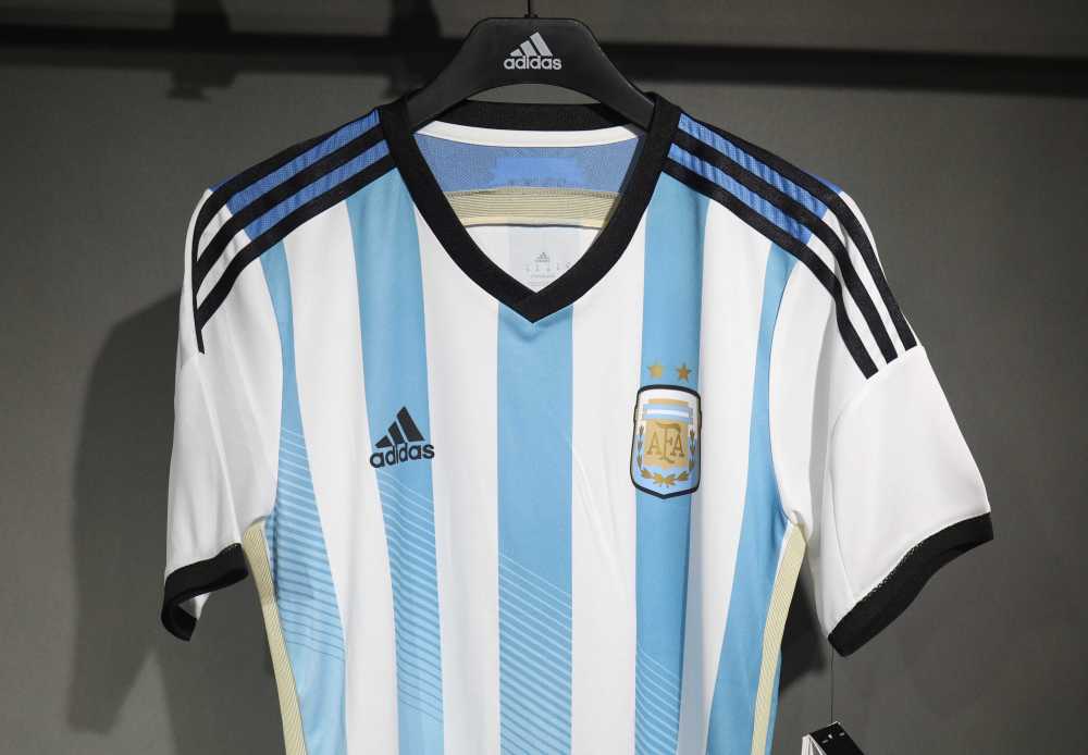 2014 Argentina home payer  Retro jerseys （2014阿根廷主场复古球员版 ）