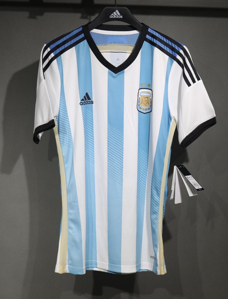 2014 Argentina home payer  Retro jerseys （2014阿根廷主场复古球员版 ）
