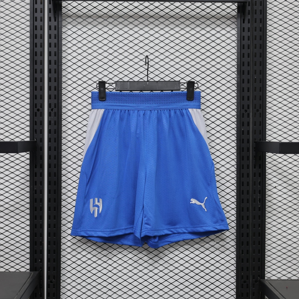 26-27 Al-Hilal SFC home player version football  shorts （26-27利雅得新月主场球员版裤子）