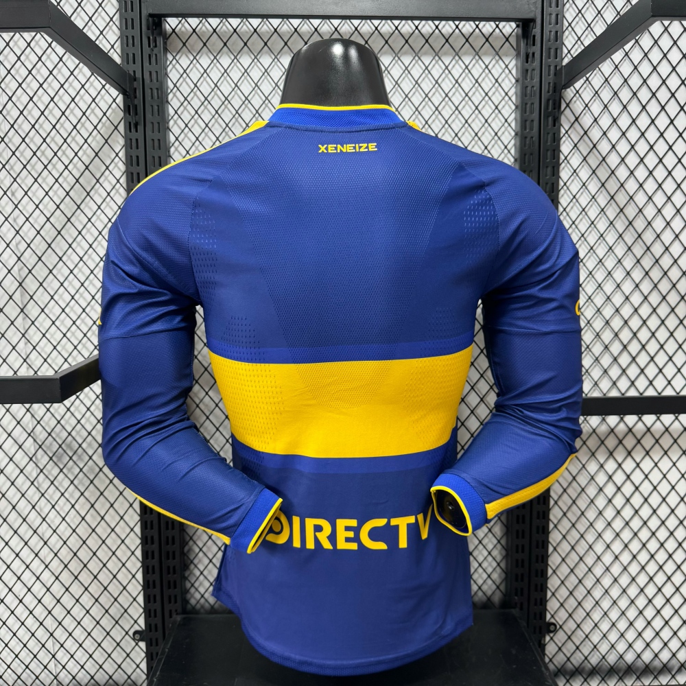 26-27  Boca Juniors home Long sleeves player jersey（26-27博卡主场长袖-球员版）