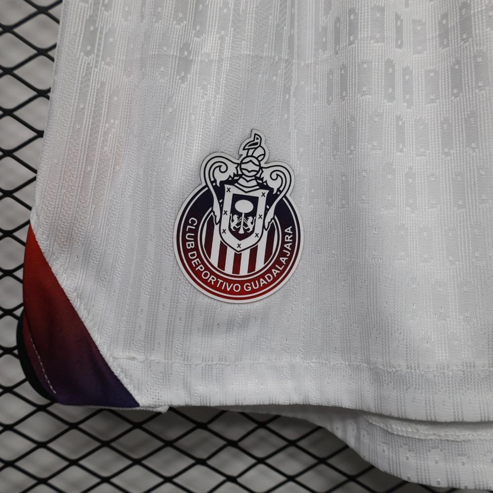 2627 Chivas away player version football  shorts （26-27芝华士客场球员版裤子）