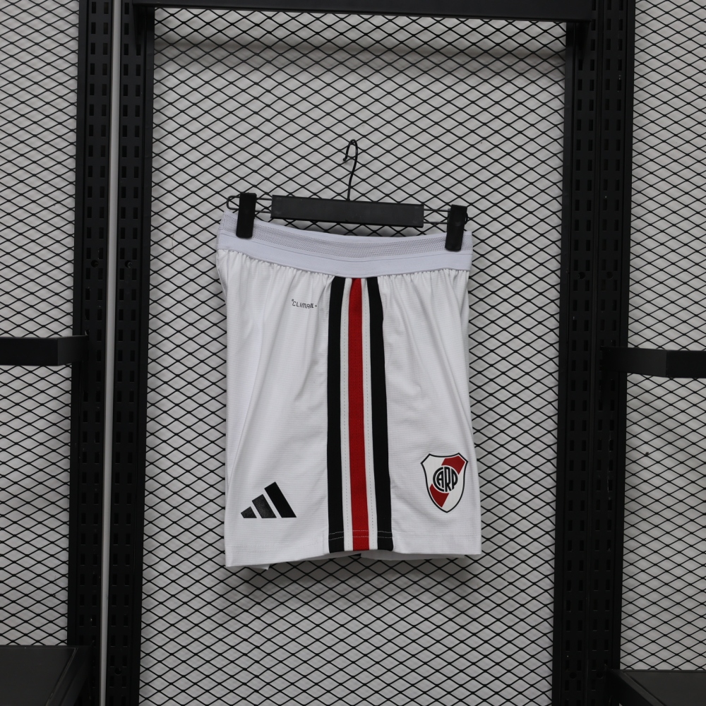 26-27 River Plate home player version football  shorts （26-27河床主场球员版裤子）