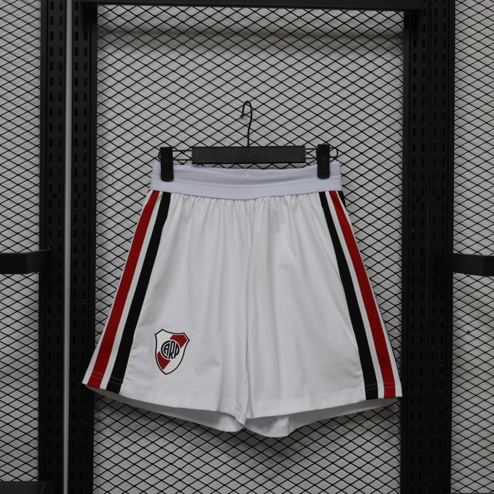 26-27 River Plate home player version football  shorts （26-27河床主场球员版裤子）