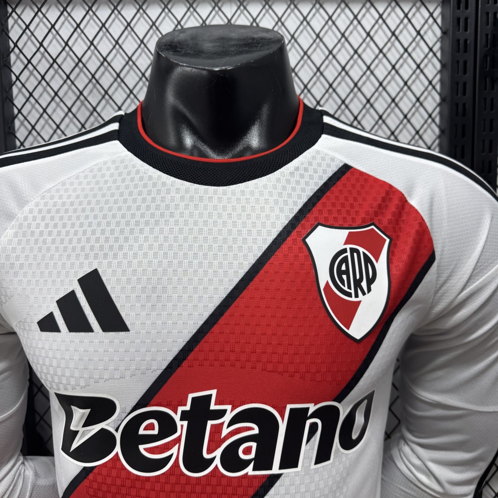26-27River Plate home Long sleeves player jersey（26-27河床主场长袖-球员版）