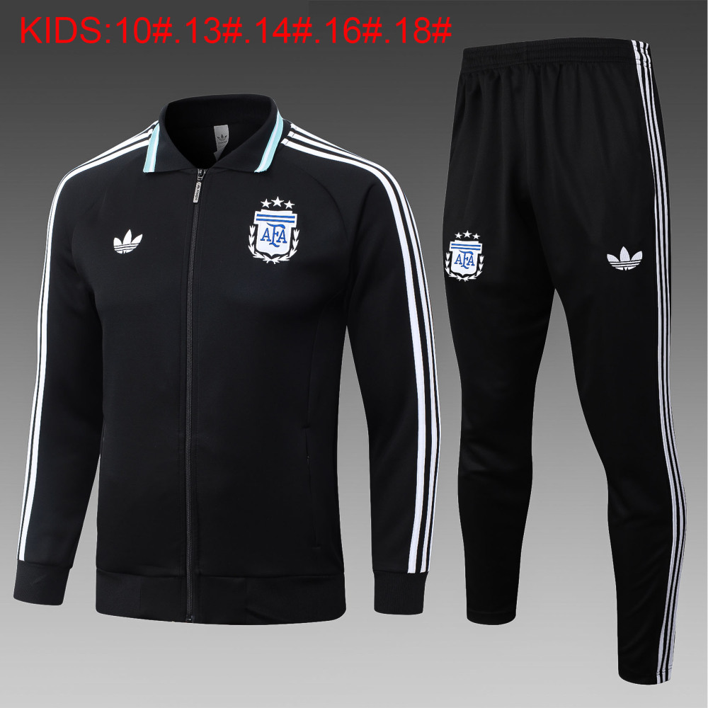 E26037 # 2627 Long Pull Argentine Black Children's Clothing
