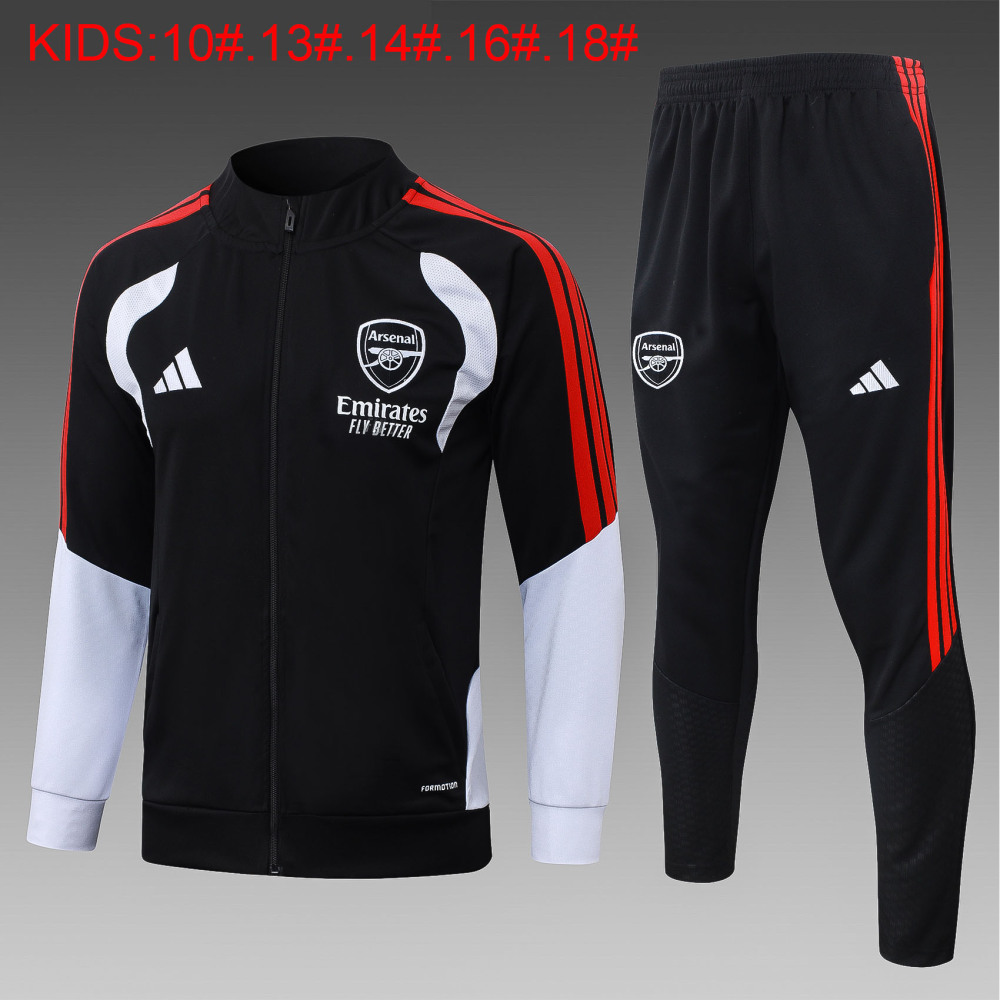 E26027 # 2627 Long Pull Arsenal Black Children's Clothing