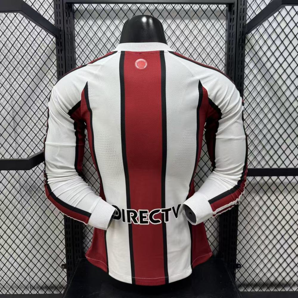 26-27 River Plate away Long sleeves player jersey（26-27河床客场长袖-球员版）