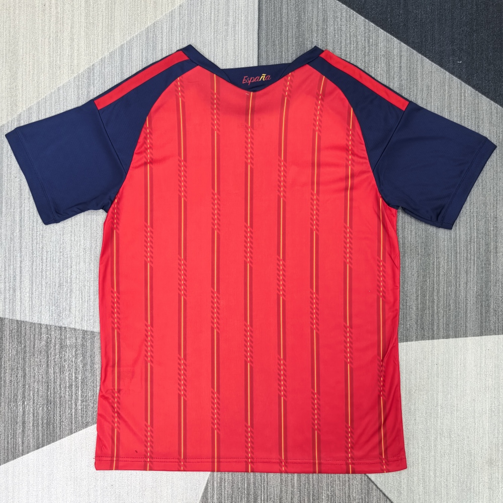 2026 Spain Home -fan two star champion edition（2026西班牙主场-2星-默认带金盾-球迷版）