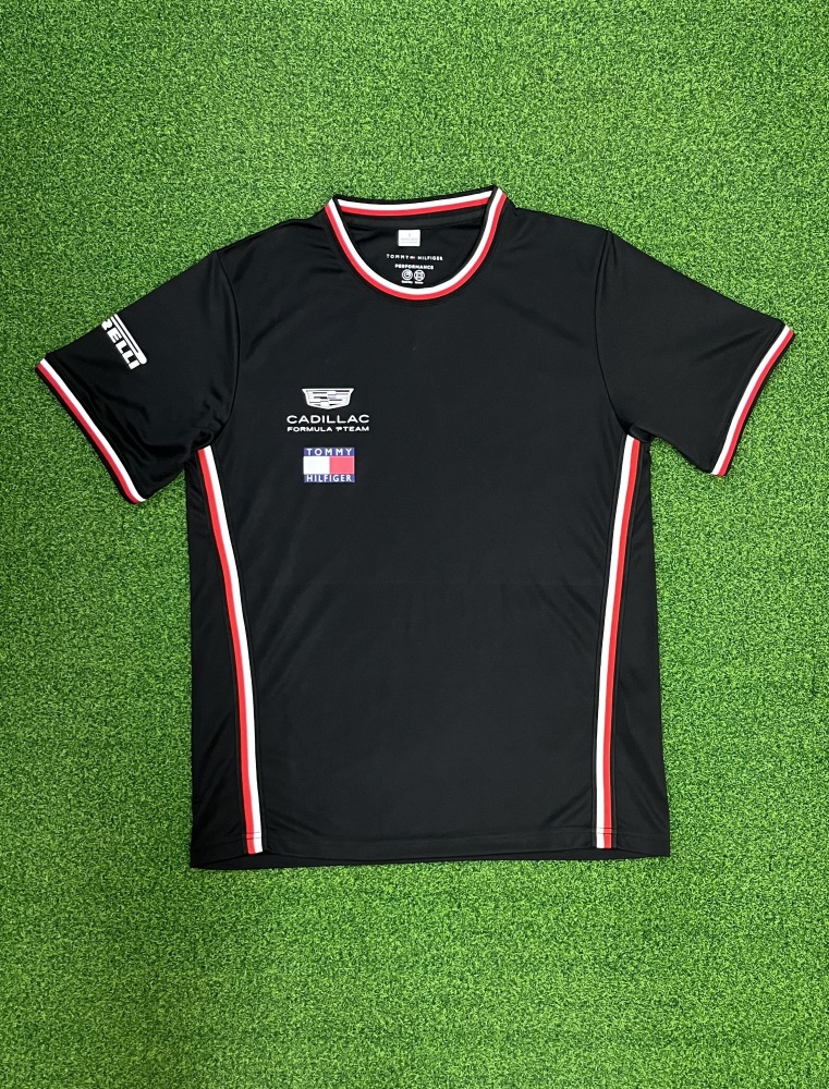 Cadillac black round neck F1 racing suit（凯迪拉克黑色圆领-F1赛车服）