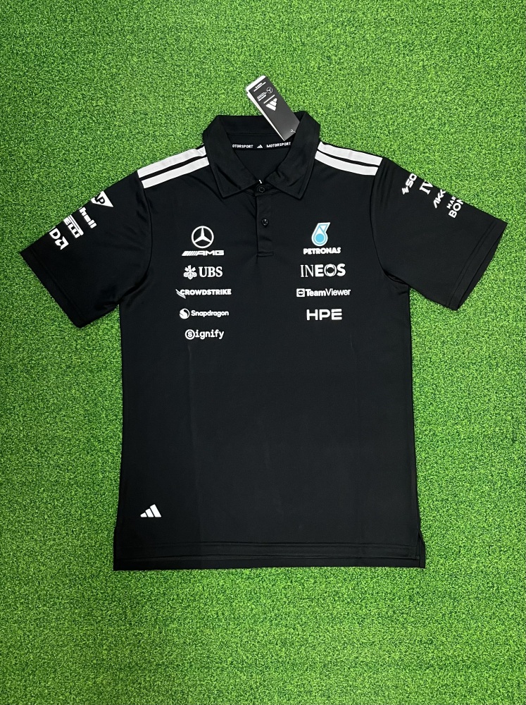 Mercedes Polo Black F1 racing suit（梅赛德斯polo黑色-F1赛车服）