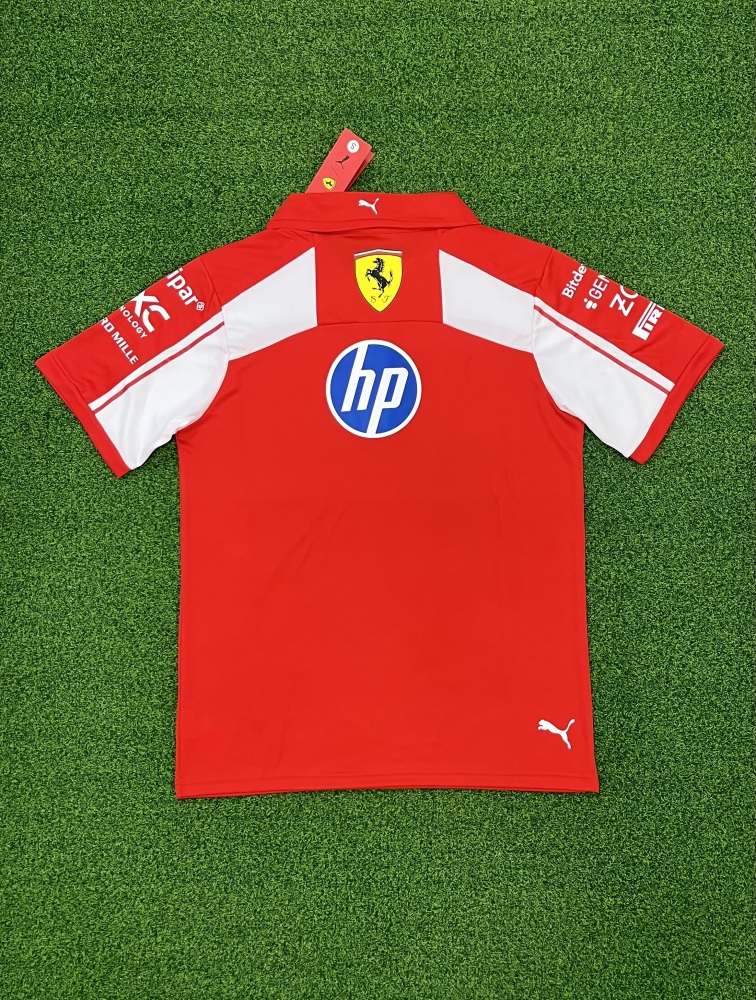 Ferrari Polo Red and White F1 racing suit（法拉利polo红白色-F1赛车服）