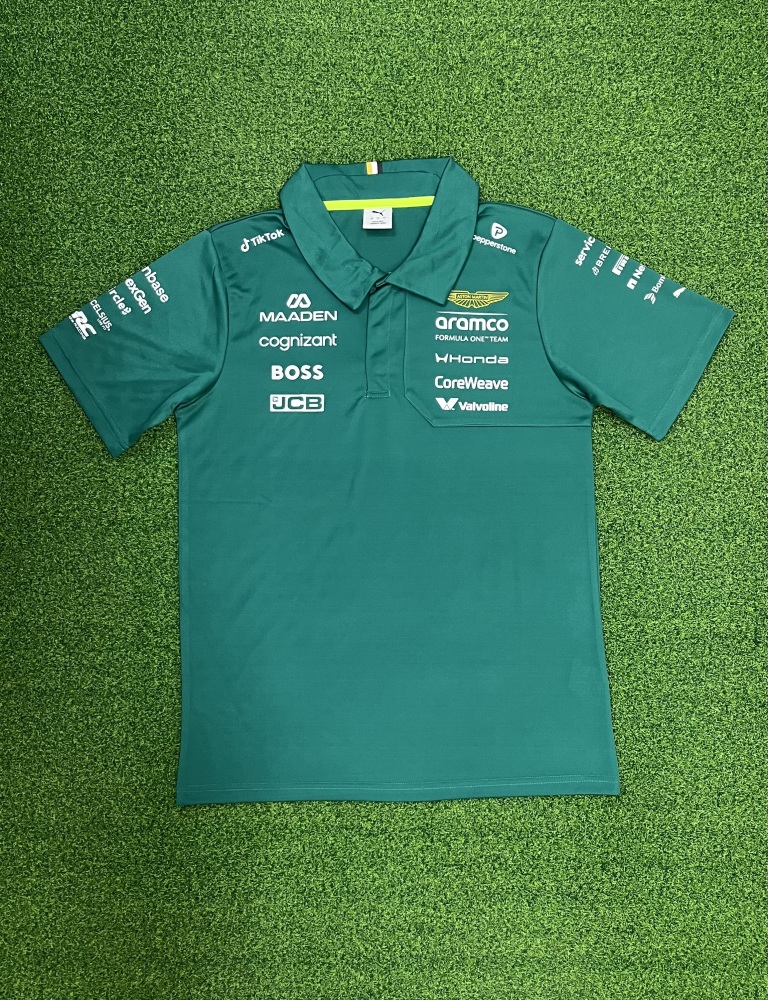 Aston Martin Polo Green F1 racing suit（阿斯顿马丁polo绿色-F1赛车服）