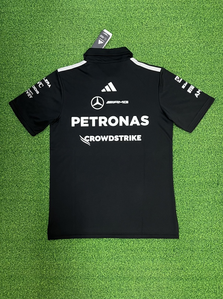 Mercedes Polo Black F1 racing suit（梅赛德斯polo黑色-F1赛车服）